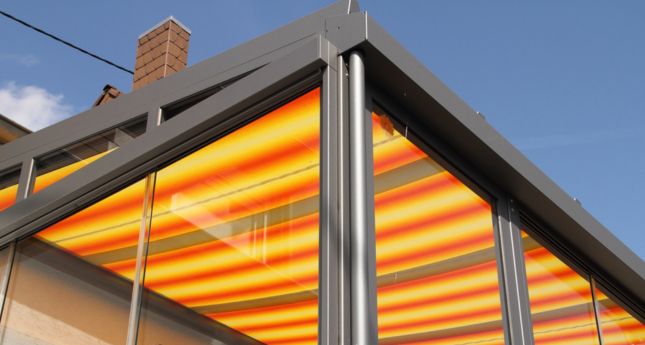 zonwering voor een veranda